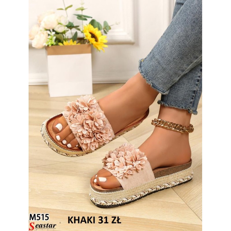 Buty Klapki DAMSKIE (36-41,12par)Kolor Jak na zdzięciu