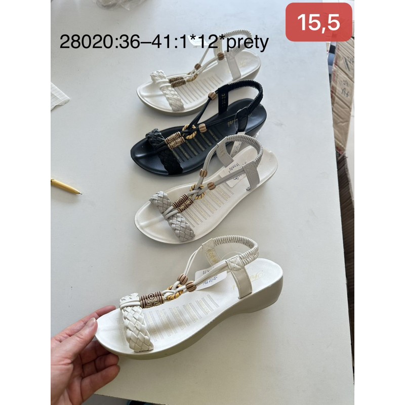 Buty Sandały DAMSKIE (36-41,12par)Kolor Jak na zdzięciu