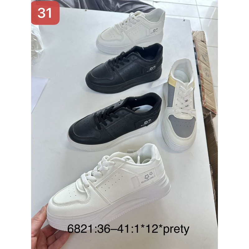 Buty Sportowe DAMSKIE (36-41,12par)Kolor Jak na zdzięciu