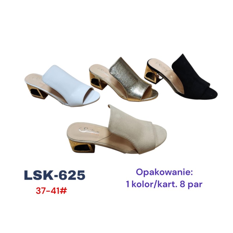 Buty Klapki DAMSKIE (37-41,12par)Kolor Jak na zdzięciu
