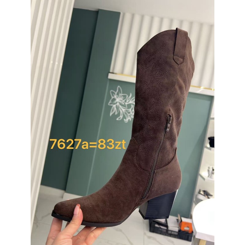 Buty Botki DAMSKIE (36-41,12par)Kolor Jak na zdzięciu