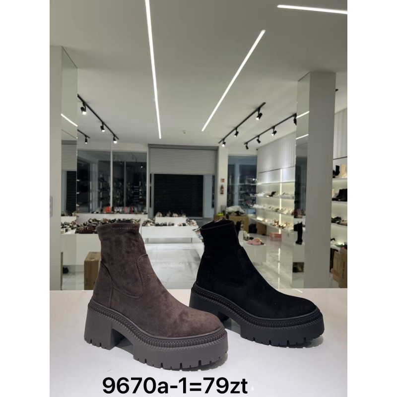 Buty Botki DAMSKIE (36-41,12par)Kolor Jak na zdzięciu