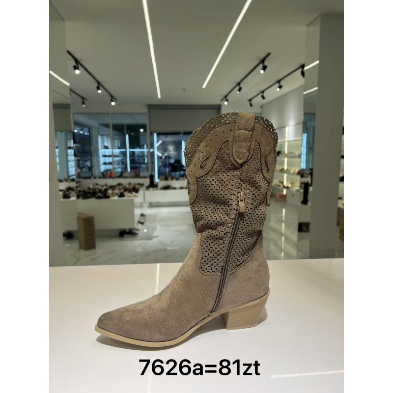 Buty Botki DAMSKIE  (36-41,12par)Kolor Jak na zdzięciu
