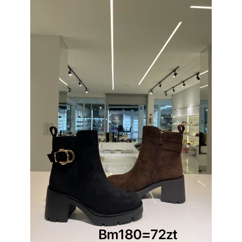 Buty Botki DAMSKIE (36-41,12par)Kolor Jak na zdzięciu