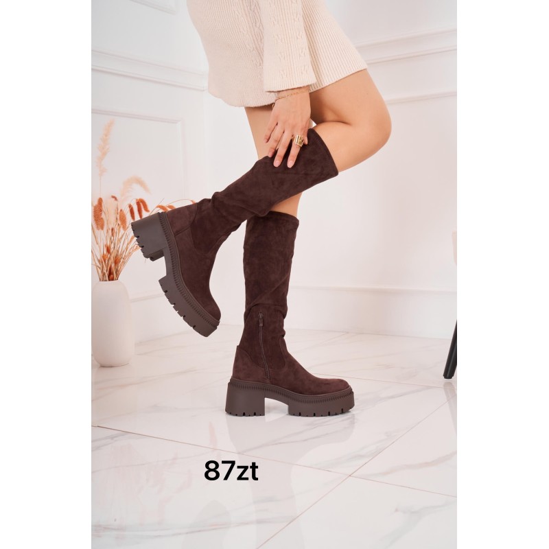 Buty Botki DAMSKIE (36-41,12par)Kolor Jak na zdzięciu