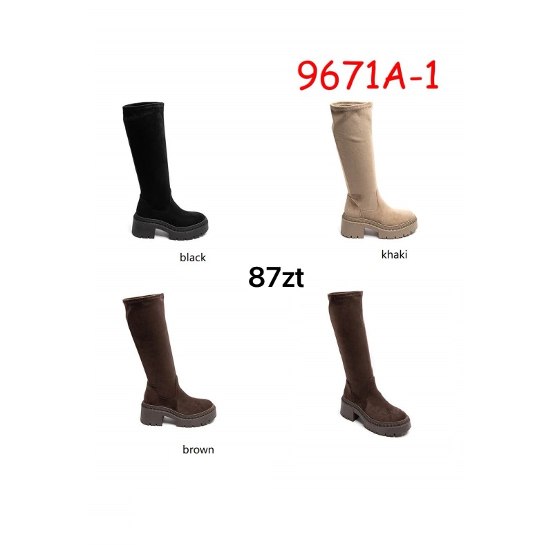 Buty Botki DAMSKIE (36-41,12par)Kolor Jak na zdzięciu