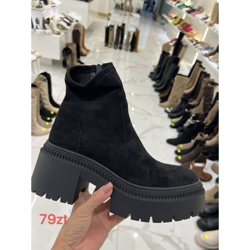 Buty Botki DAMSKIE (36-41,12par)Kolor Jak na zdzięciu