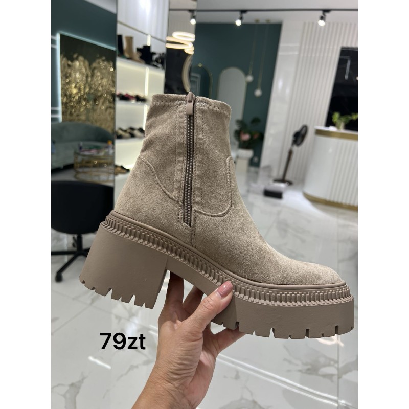Buty Botki DAMSKIE  (36-41,12par)Kolor Jak na zdzięciu