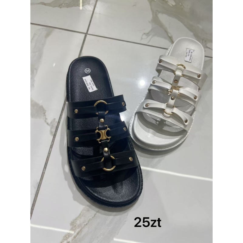 Buty Klapki DAMSKIE (36-41,12par)Kolor Jak na zdzięciu