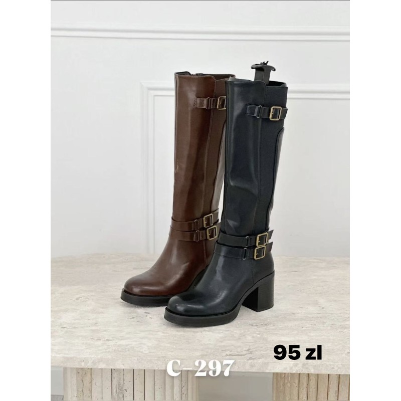 Buty Botki DAMSKIE (36-41,12par)Kolor Jak na zdzięciu