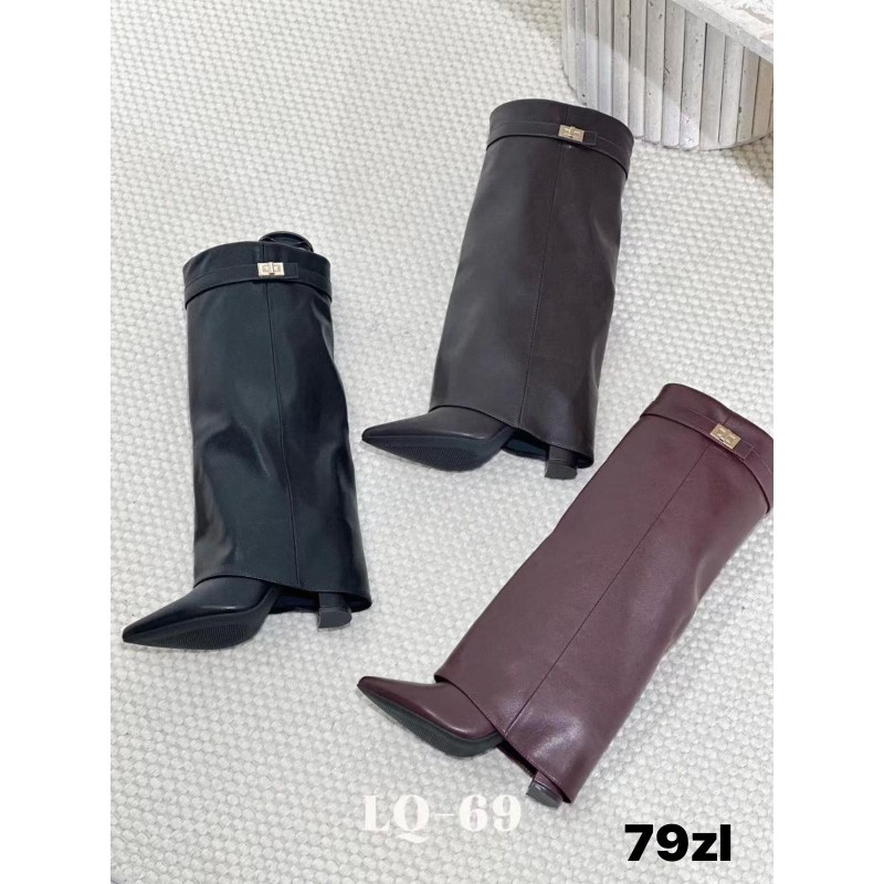 Buty Botki DAMSKIE (36-41,12par)Kolor Jak na zdzięciu
