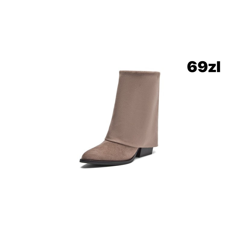 Buty Botki DAMSKIE (36-41,12par)Kolor Jak na zdzięciu
