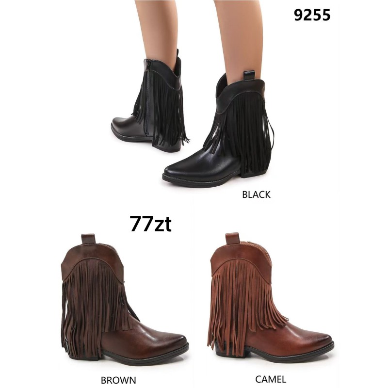 Buty Botki DAMSKIE (36-41,12par)Kolor Jak na zdzięciu