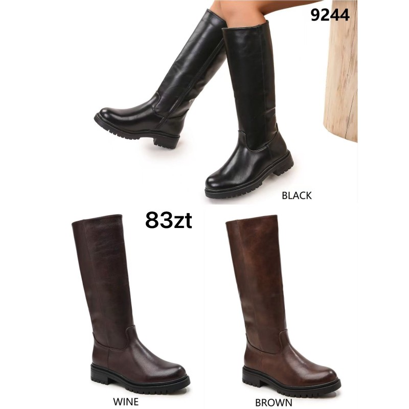 Buty Botki DAMSKIE (36-41,12par)Kolor Jak na zdzięciu
