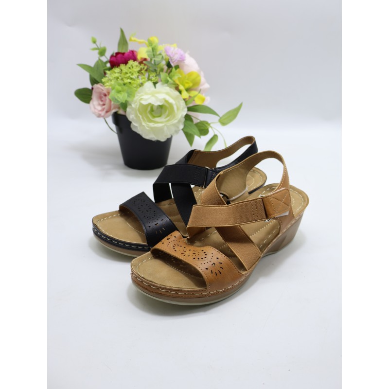 Sandały DAMSKIE. SIZE: 36/41 (12 PAR/PACZKA) KOLOR JAK NA ZDZIĘCIU