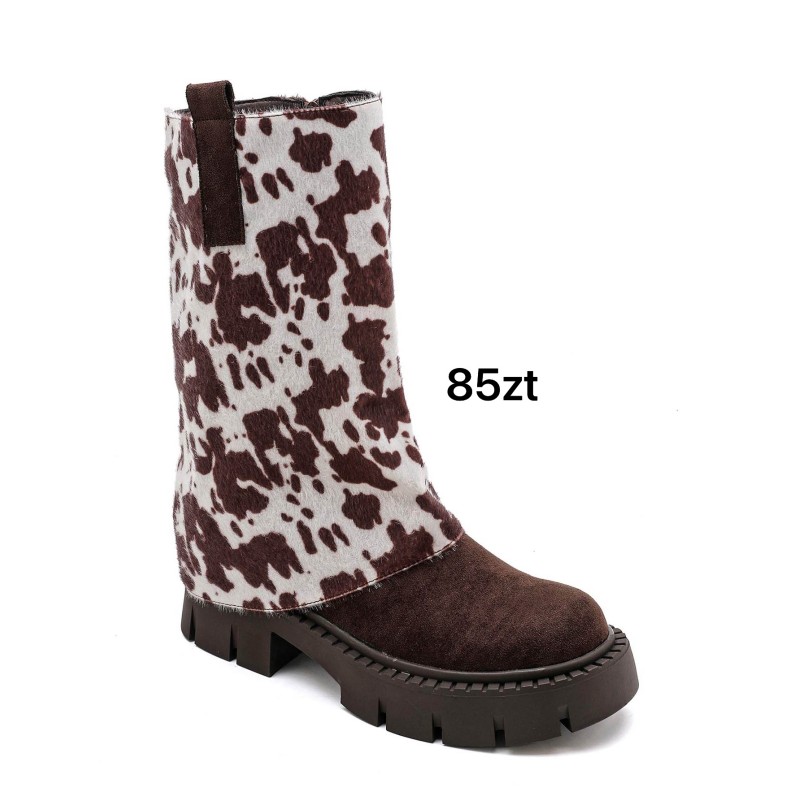 Buty Botki DAMSKIE (36-41,12par)Kolor Jak na zdzięciu