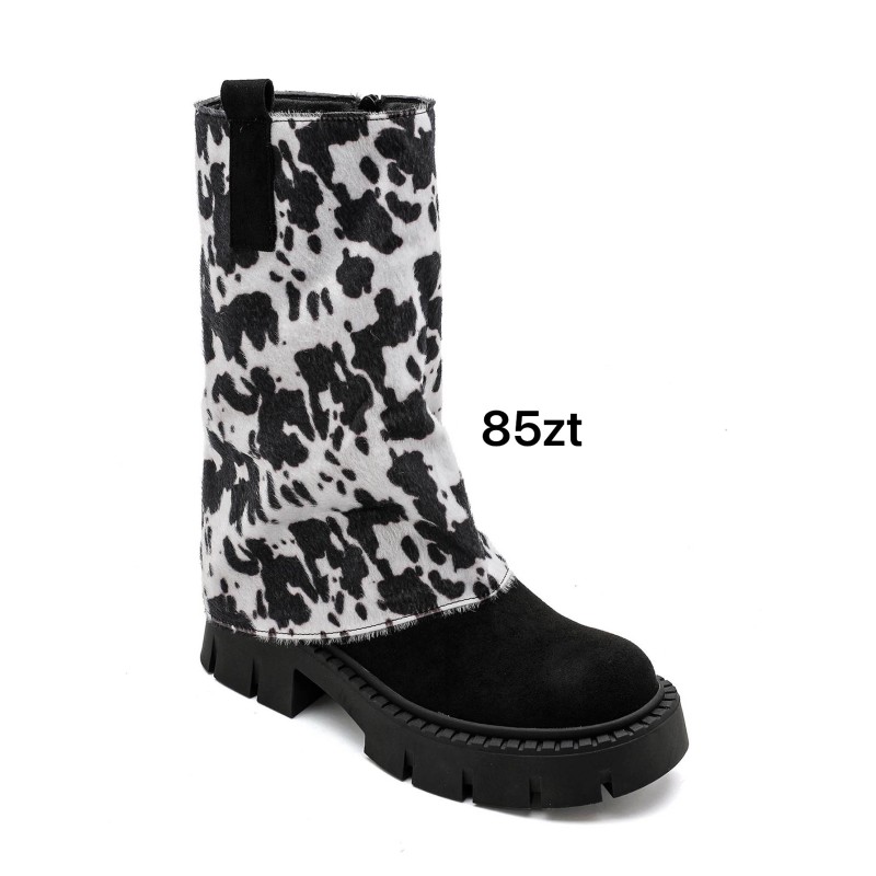 Buty Botki DAMSKIE (36-41,12par)Kolor Jak na zdzięciu