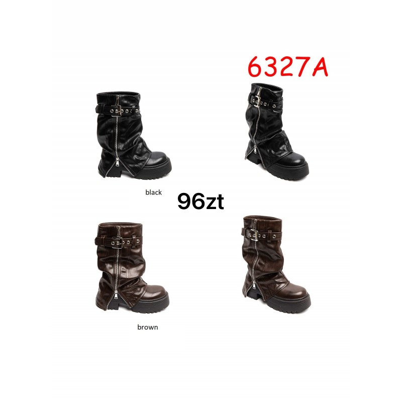 Buty Botki DAMSKIE (36-41,12par)Kolor Jak na zdzięciu