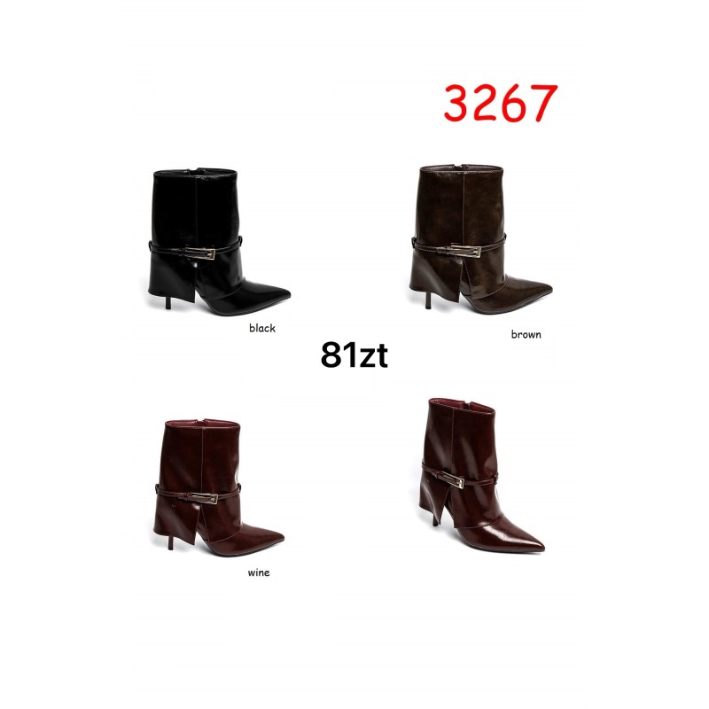 Buty Kozaki DAMSKIE (36-41,12par)Kolor Jak na zdzięciu