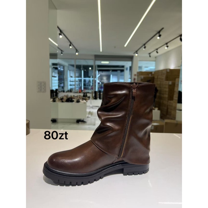 Buty Botki DAMSKIE (36-41,12par)Kolor Jak na zdzięciu