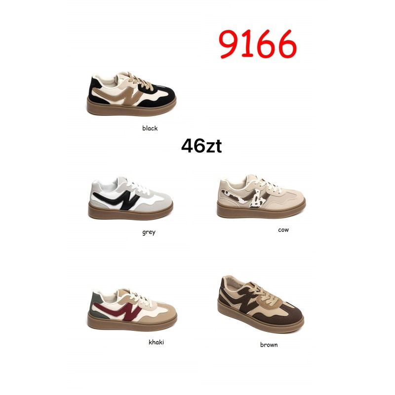 Buty Sportowe DAMSKIE (36-41,12par)Kolor Jak na zdzięciu