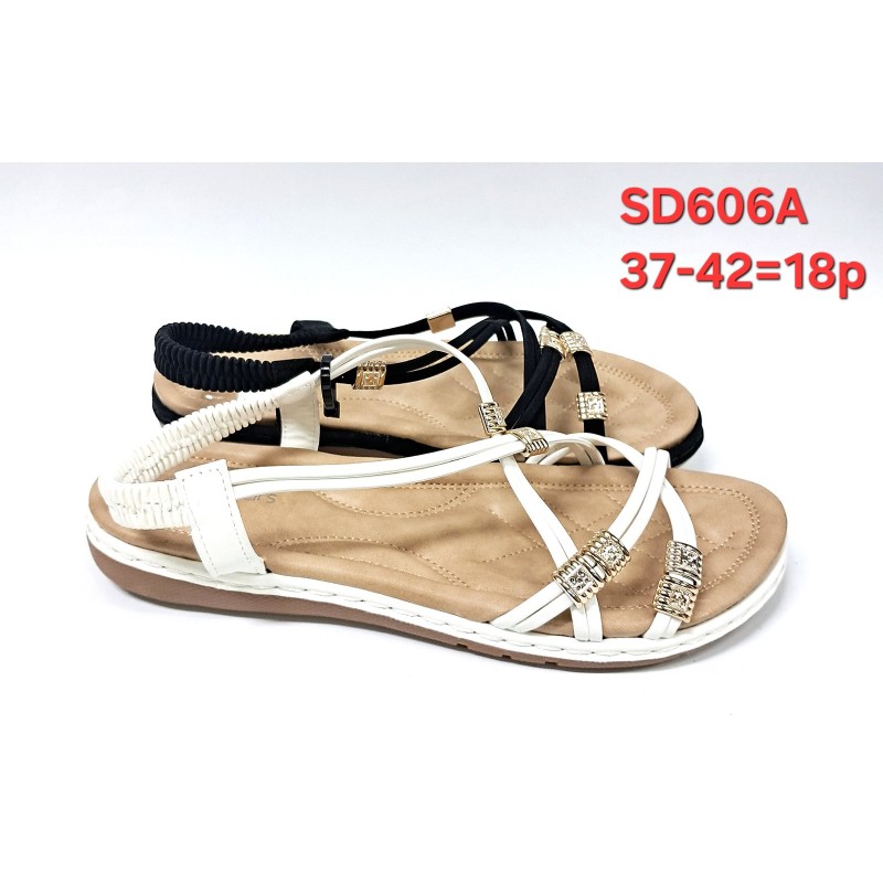 Buty Sandały Damskie (36-42,12par)Kolor Jak na zdzięciu