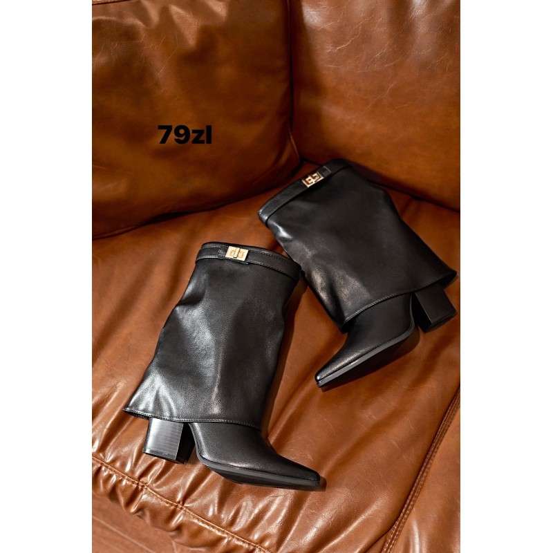 Buty Botki DAMSKIE(36-41,12par)Kolor Jak na zdzięciuc