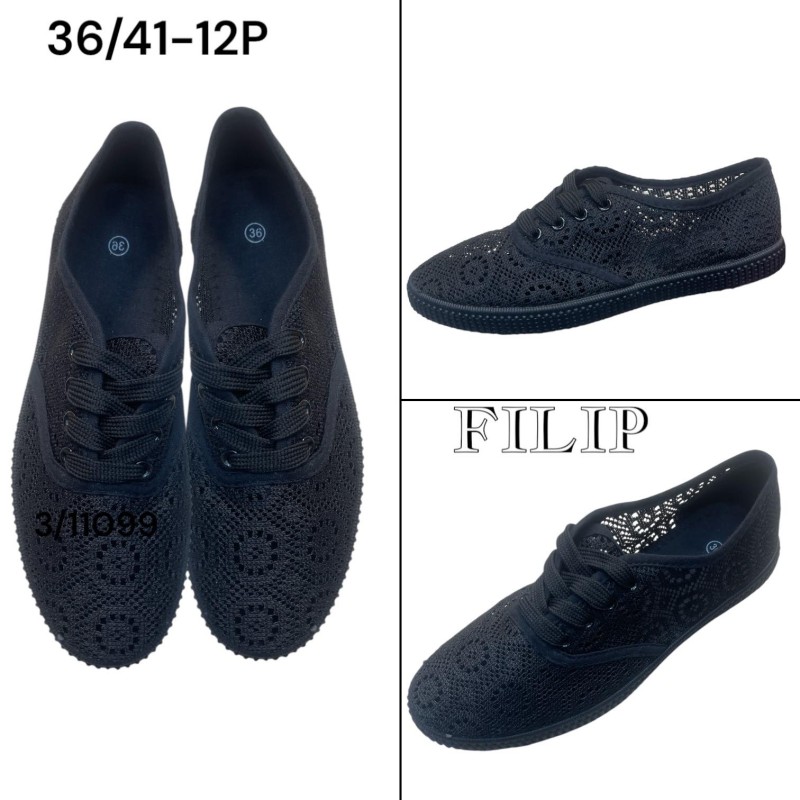 Buty Sportowe DAMSKIE(36-41,12par)Kolor Jak na zdzięciuc
