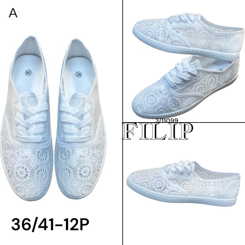 Buty Sportowe DAMSKIE(36-41,12par)Kolor Jak na zdzięciuc