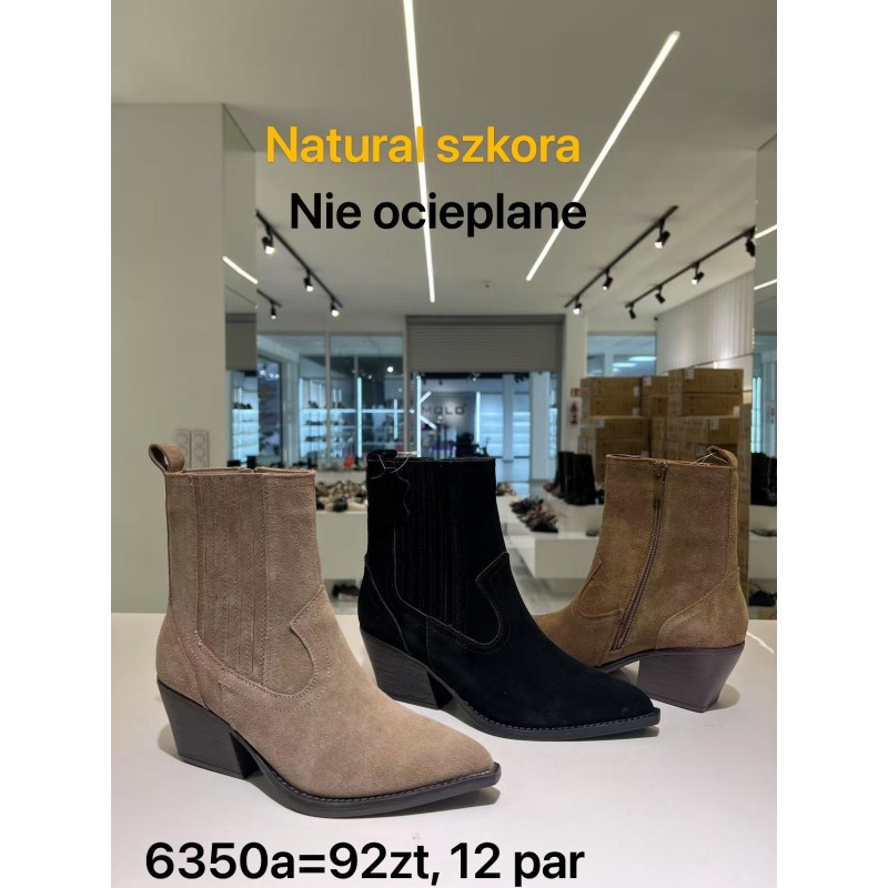 Buty Botki DAMSKIE(36-41,12par)Kolor Jak na zdzięciuc