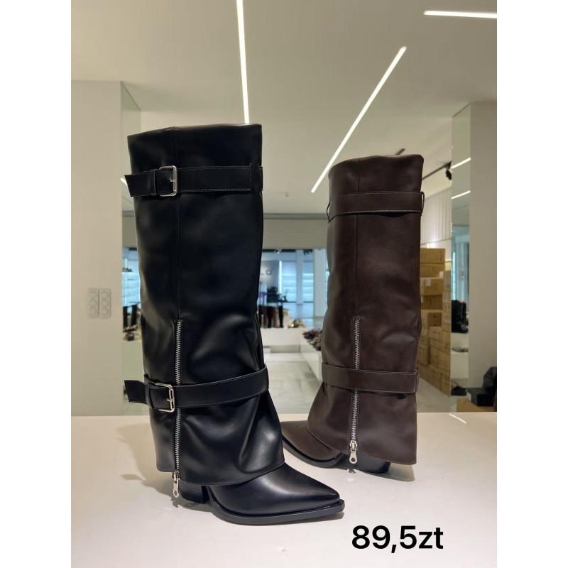 Buty Botki DAMSKIE(36-41,12par)Kolor Jak na zdzięciuc