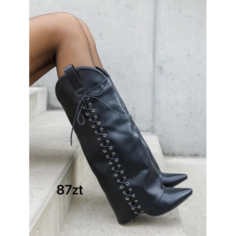 Buty Botki DAMSKIE(36-41,12par)Kolor Jak na zdzięciuc