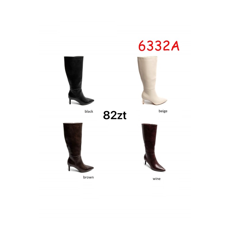 Buty Botki DAMSKIE(36-41,12par)Kolor Jak na zdzięciuc