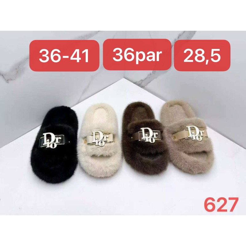 Buty Kapcie DAMSKIE(36-41,36par)Kolor Jak na zdzięciuc