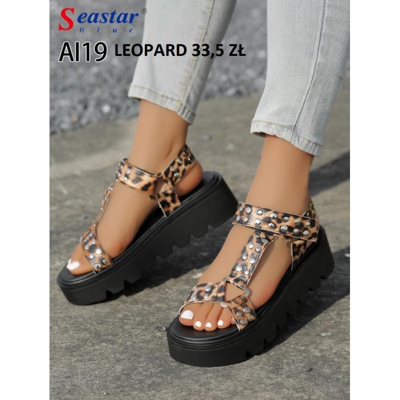 Buty Sandały DAMSKIE(36-41,12par)Kolor Jak na zdzięciuc