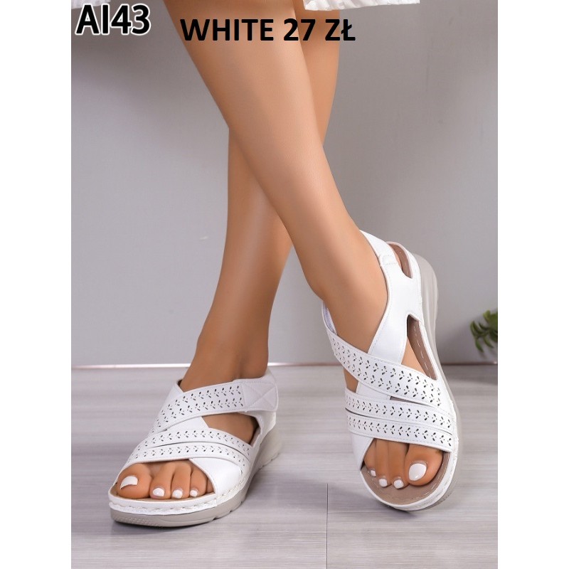 Buty Sandały DAMSKIE(36-41,12par)Kolor Jak na zdzięciuc