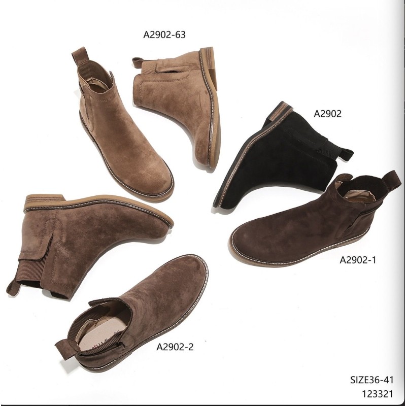 Buty Botki DAMSKIE(36-41,12par)Kolor Jak na zdzięciuc