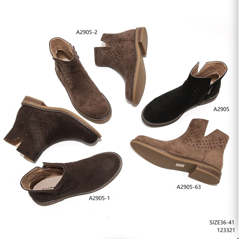 Buty Botki DAMSKIE(36-41,12par)Kolor Jak na zdzięciuc