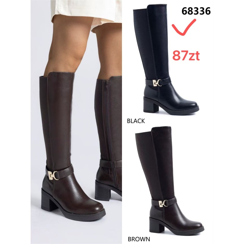 Buty Botki DAMSKIE(36-41,12par)Kolor Jak na zdzięciuc