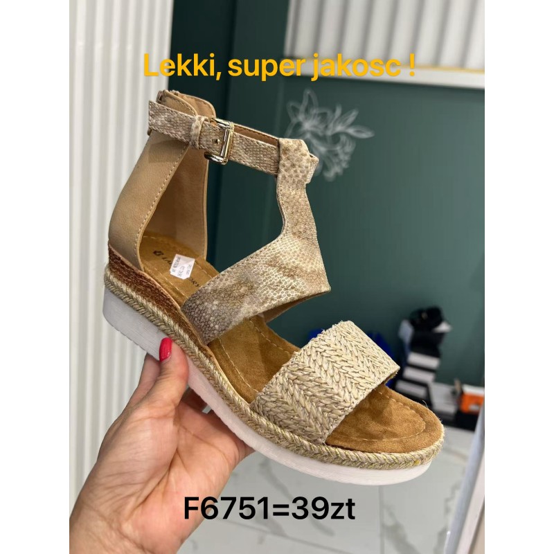 Buty Sandały DAMSKIE(36-41,12par)Kolor Jak na zdzięciuc