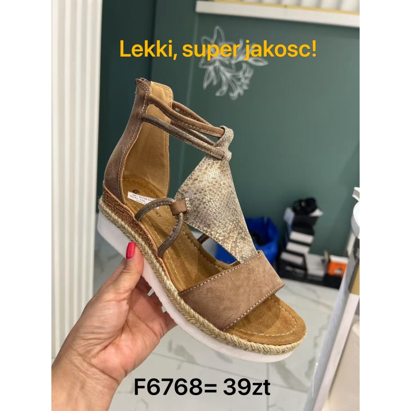 Buty Sandały DAMSKIE(36-41,12par)Kolor Jak na zdzięciuc