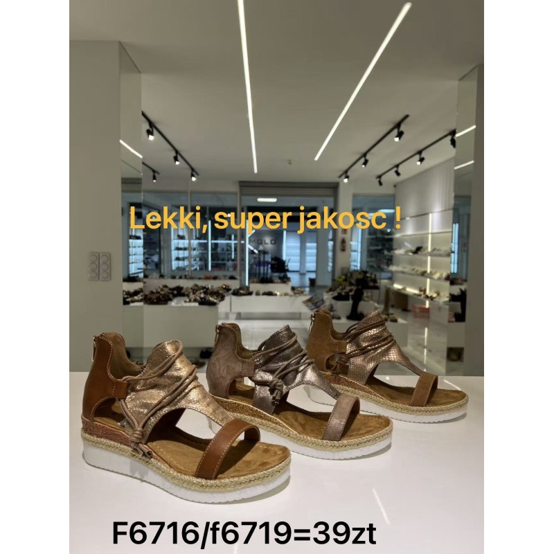 Buty Sandały DAMSKIE(36-41,12par)Kolor Jak na zdzięciuc