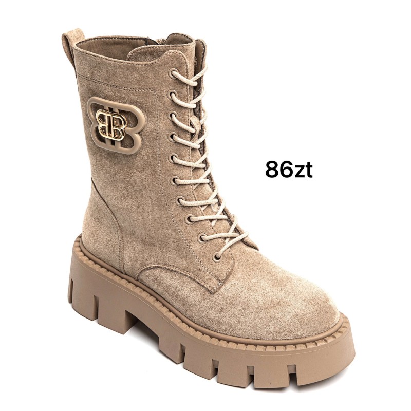 Buty Botki DAMSKIE (36-41,12par)Kolor Jak na zdzięciuc