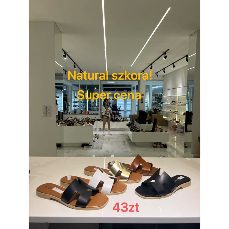 Buty Klapki DAMSKIE (36-41,12par)Kolor Jak na zdzięciuc