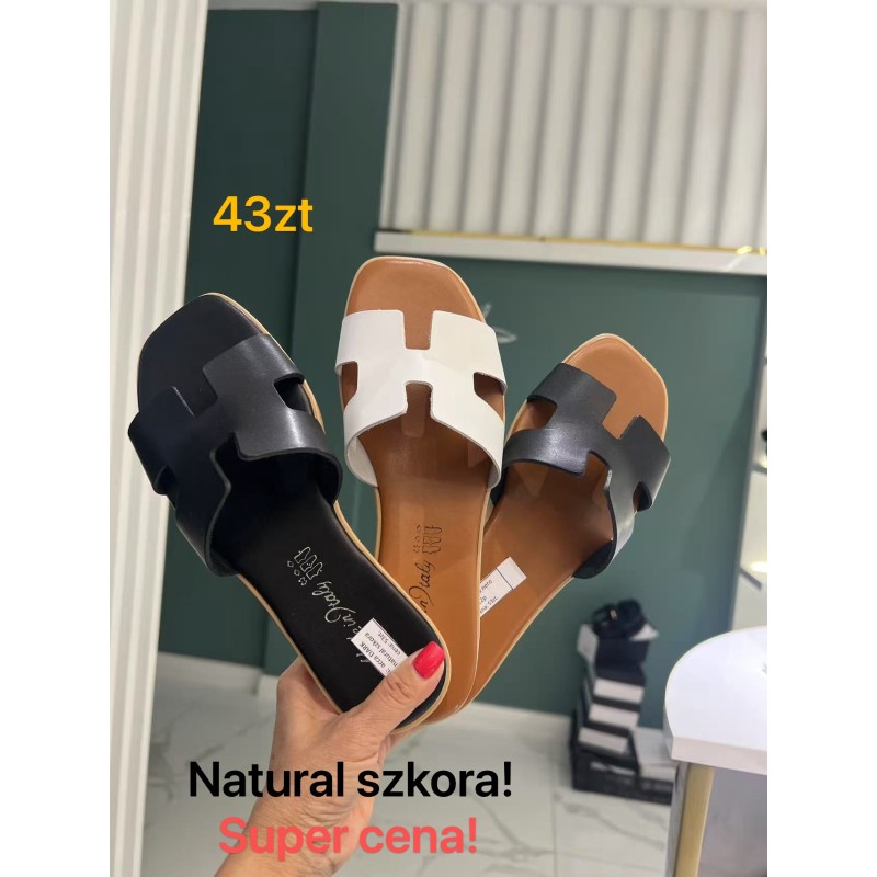 Buty Klapki DAMSKIE (36-41,12par)Kolor Jak na zdzięciuc