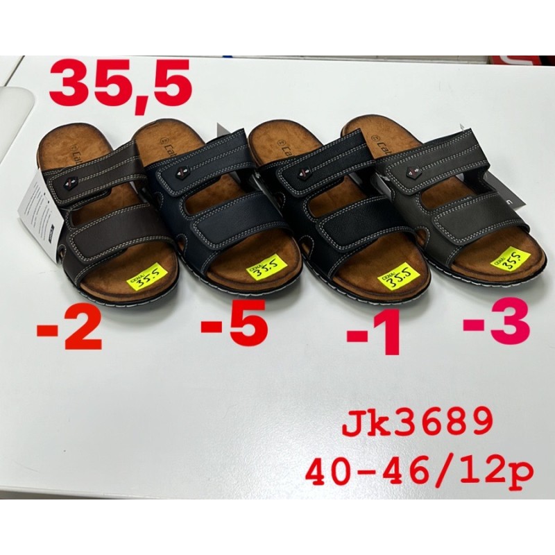 Buty Klapki MĘSKIE (40-46,12par)Kolor Jak na zdzięciu
