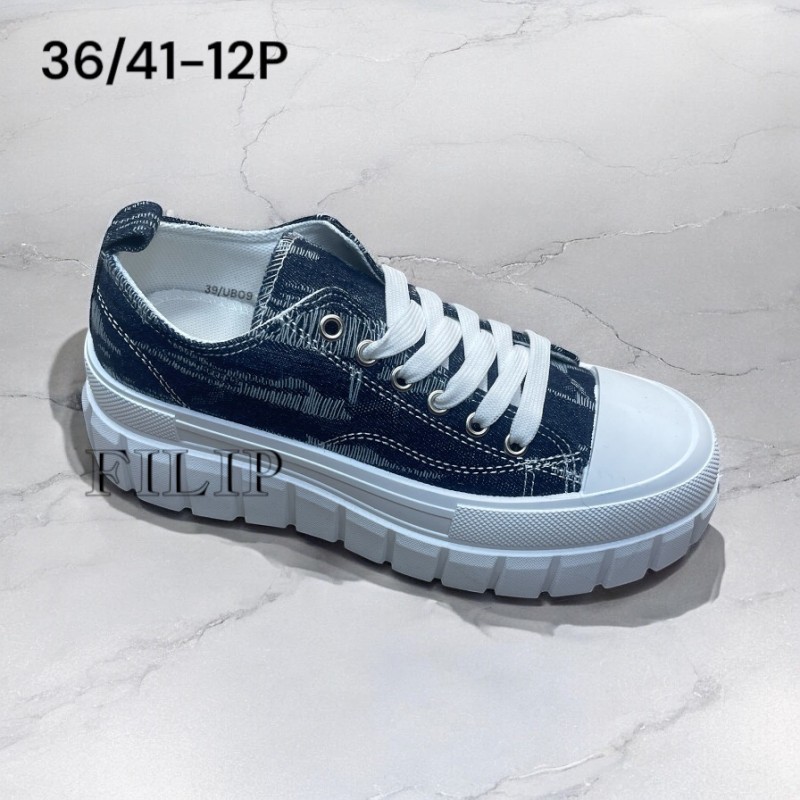 Buty Sportowe DAMSKIE (36-41,12par)Kolor Jak na zdzięciuc