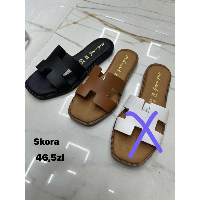 Buty Klapki DAMSKIE (36-41,12par)Kolor Jak na zdzięciuc
