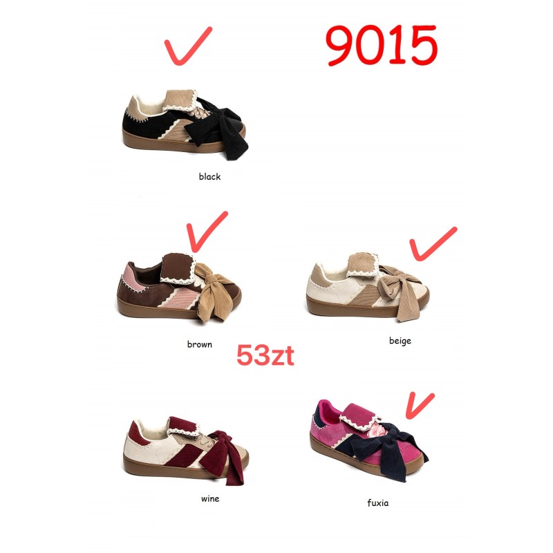Buty Sportowe DAMSKIE (36-41,12par)Kolor Jak na zdzięciuc