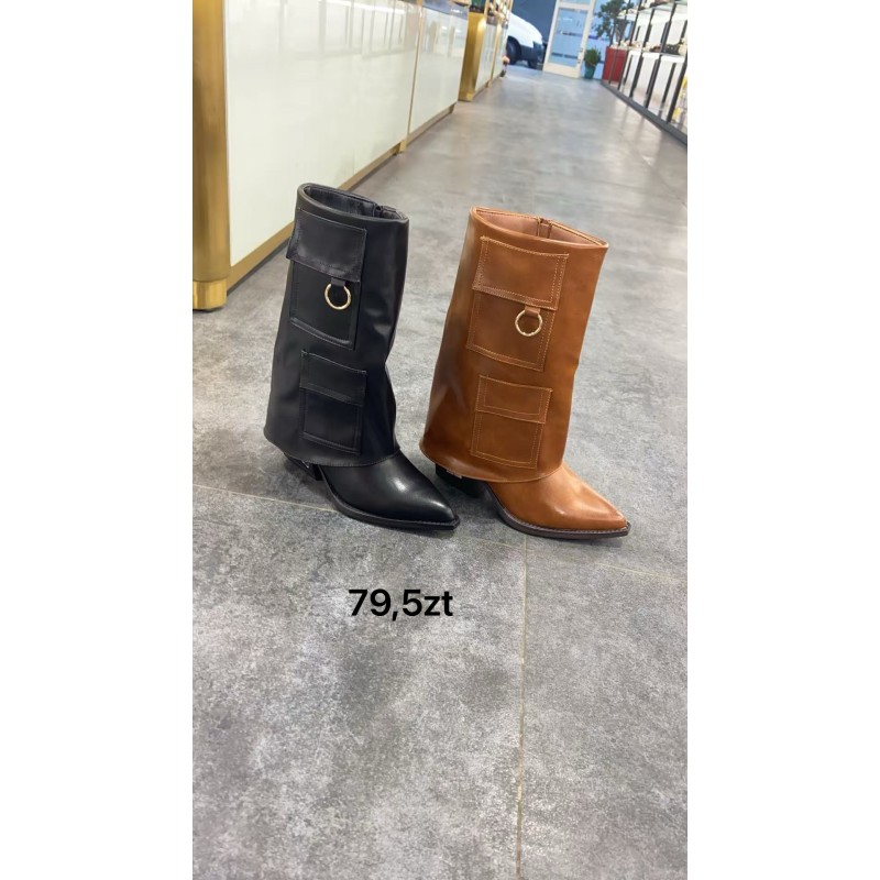 Buty Botki DAMSKIE (36-41,12par)Kolor Jak na zdzięciu